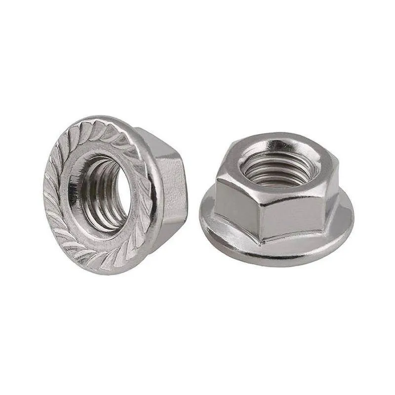 Гайка с фланцем DIN 6923, M6 короб (200 шт/уп) KRANZ KR-01-3521-003