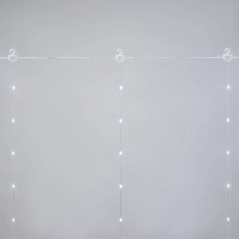 Гирлянда Светодиодный дождь из росы 3х3 м, белый, USB + пульт управления NEON-NIGHT