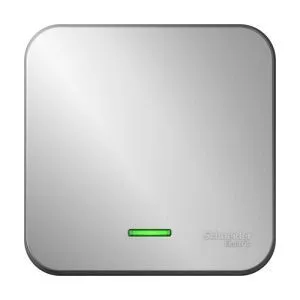 Переключатель проходной 1-кл. ОП Blanca 10А IP20 (сх. 6) 250В с подсветкой с изолир. пластиной алюм. SE BLNVA106113 1210546