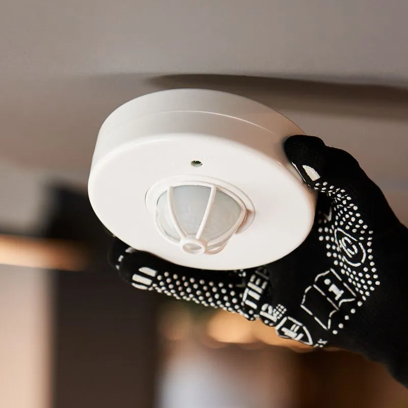 Датчик движения потолочный ДДП 03, 120°/360°, 1200 Вт, 10-2000 Лк, 2-12 м, 10-420 сек. REXANT - Фото 2