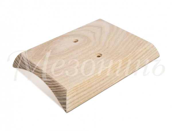 Накладка "Классика"на оцилиндрованное бревно D220мм., прямой угол , установочная площадка: 128 х 90 