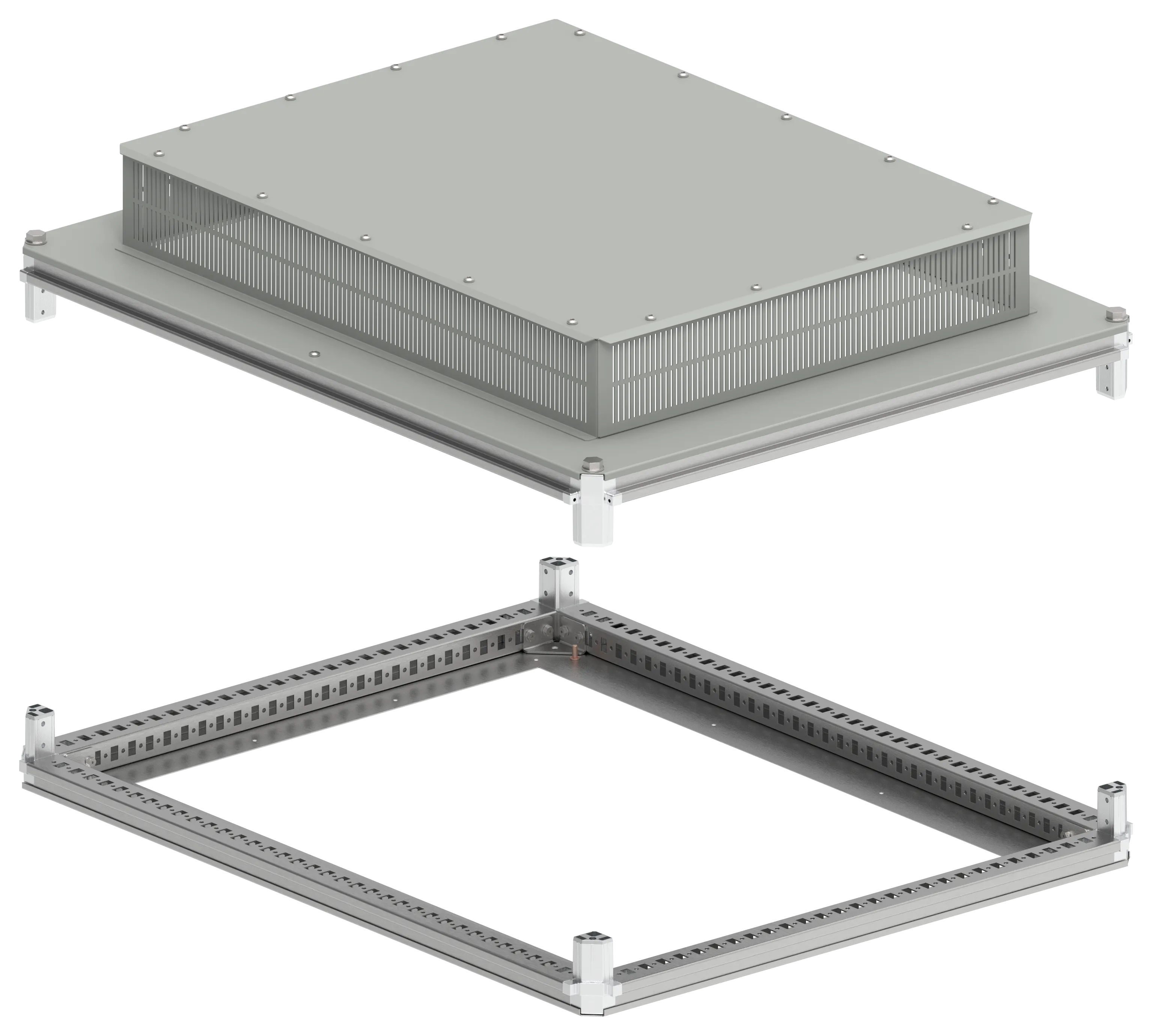 FORMAT Крыша и основание (под фланец) 800х1000мм IP31 IEK FO-00-KOF-080-100-31