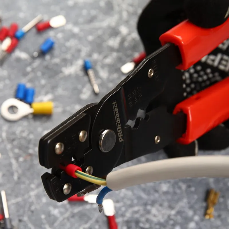 Кримпер HT-202B для обжима автоклемм 0,10-6,0мм² PROconnect - Фото 3