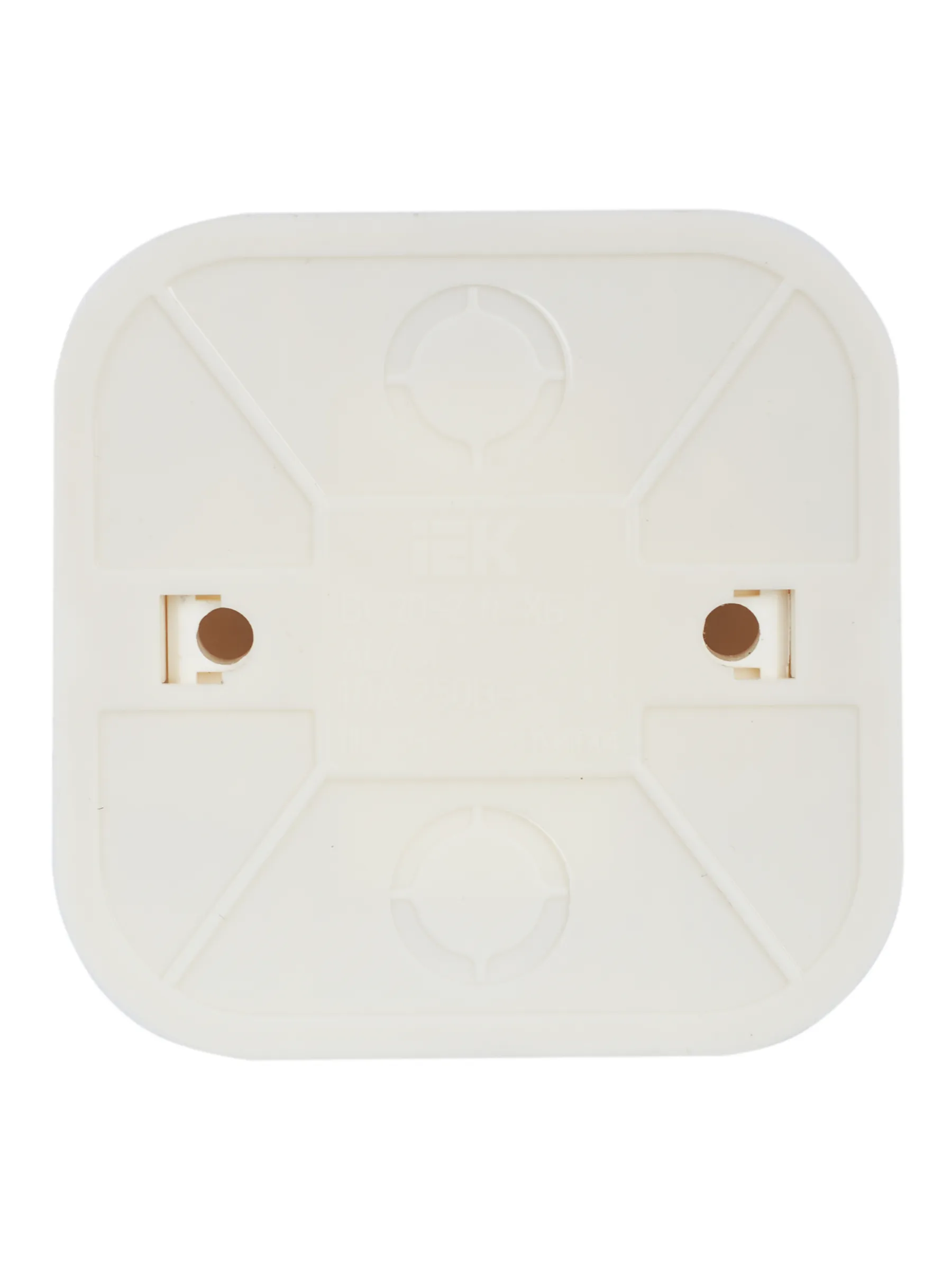 GLORY Выключатель 2-клавишный для открытой установки 10А ВС20-2-0-ХБ белый IEK - Фото 4