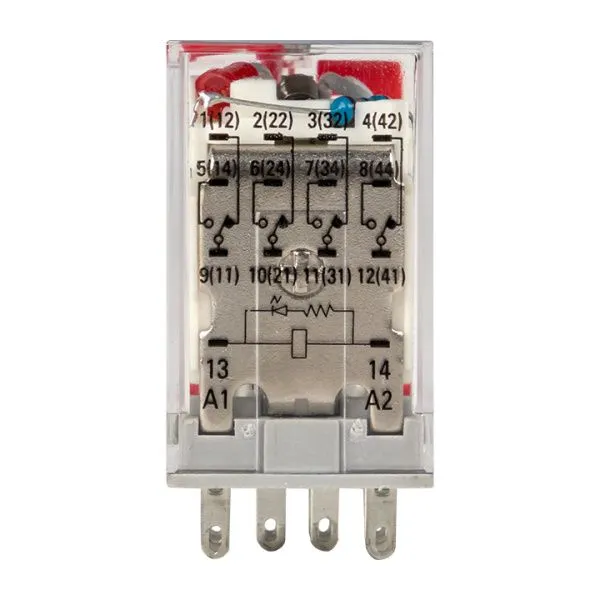 Реле промежуточное с кнопкой и мех. Индикацией RPAt 22/4 5A 230В AC EKF - Фото 19