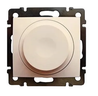 VALENA DIY Светорегулятор поворотно-нажимной универсальный LED 300Вт слоновая кость 695154
