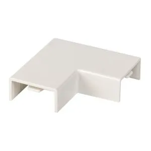 Поворот 90 гр. (20х10) (4 шт) белый EKF-Plast abw-20-10x4