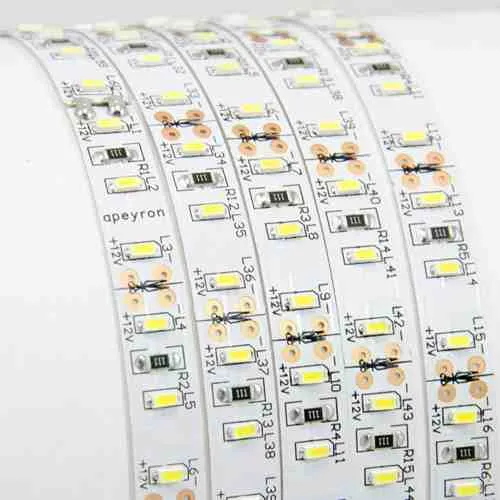 Лента светодиодная ЭКО smd5050 60д/м 12В IP20 5м RGB Apeyron
