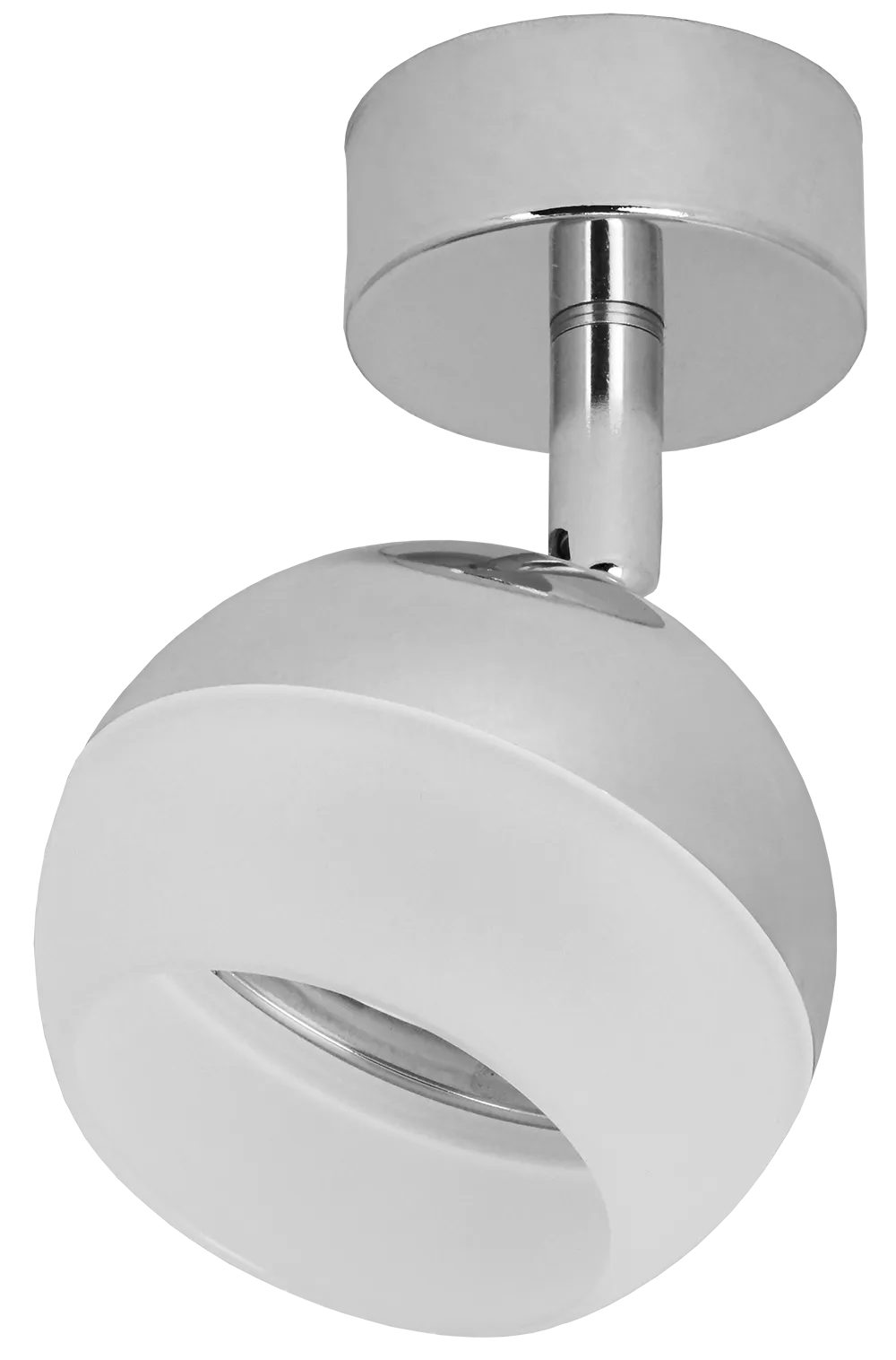 LIGHTING Светильник 4011 накладной настено-потолочный под лампу GX53 хром IEK