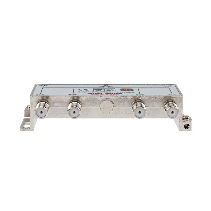 Делитель ТВх6 под F-разъем, 5-1000МГц, Silver (7 F-разъемов в комплекте) REXANT - Фото 5