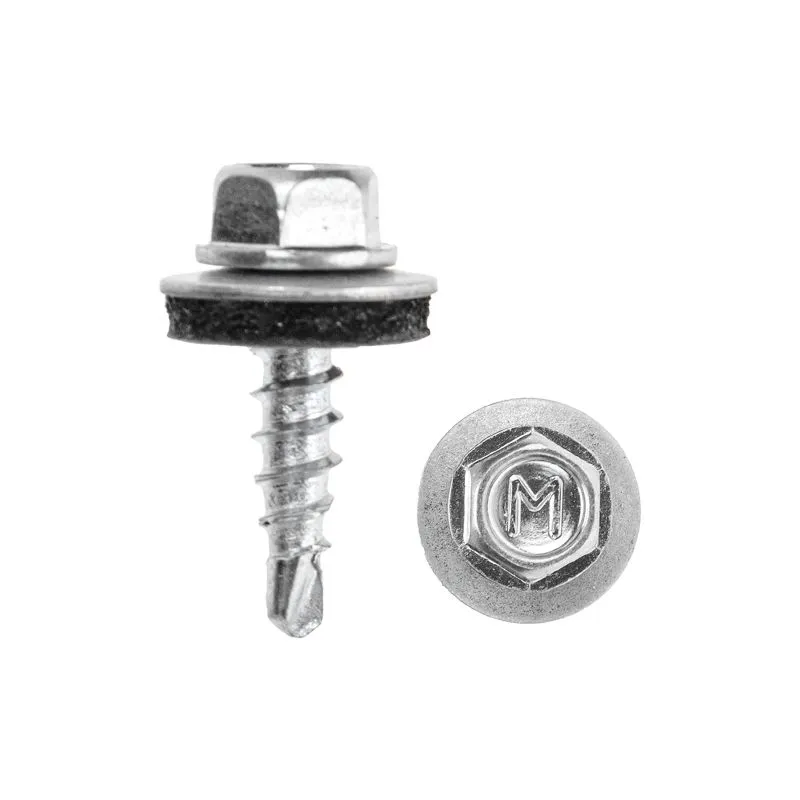 Саморез кровельный 4,8х19, цинк, короб (250 шт/уп) KRANZ - Фото 2