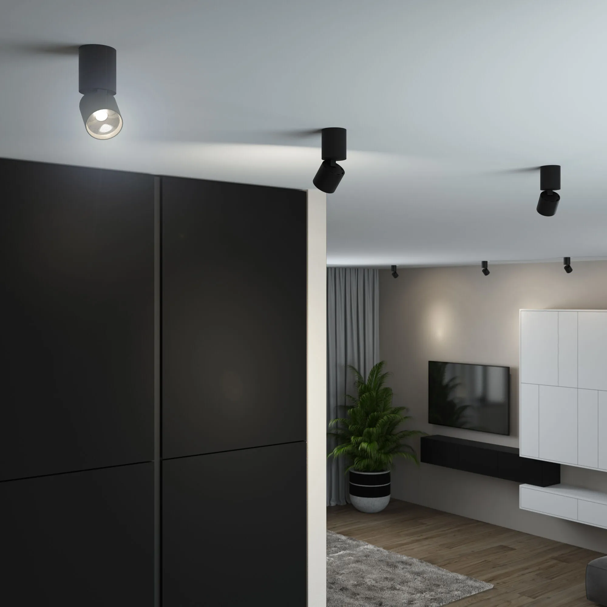 Светильник потолочный светодиодный 25042/LED 10W 4000K чёрный 25042/LED Elektrostandard - Фото 4