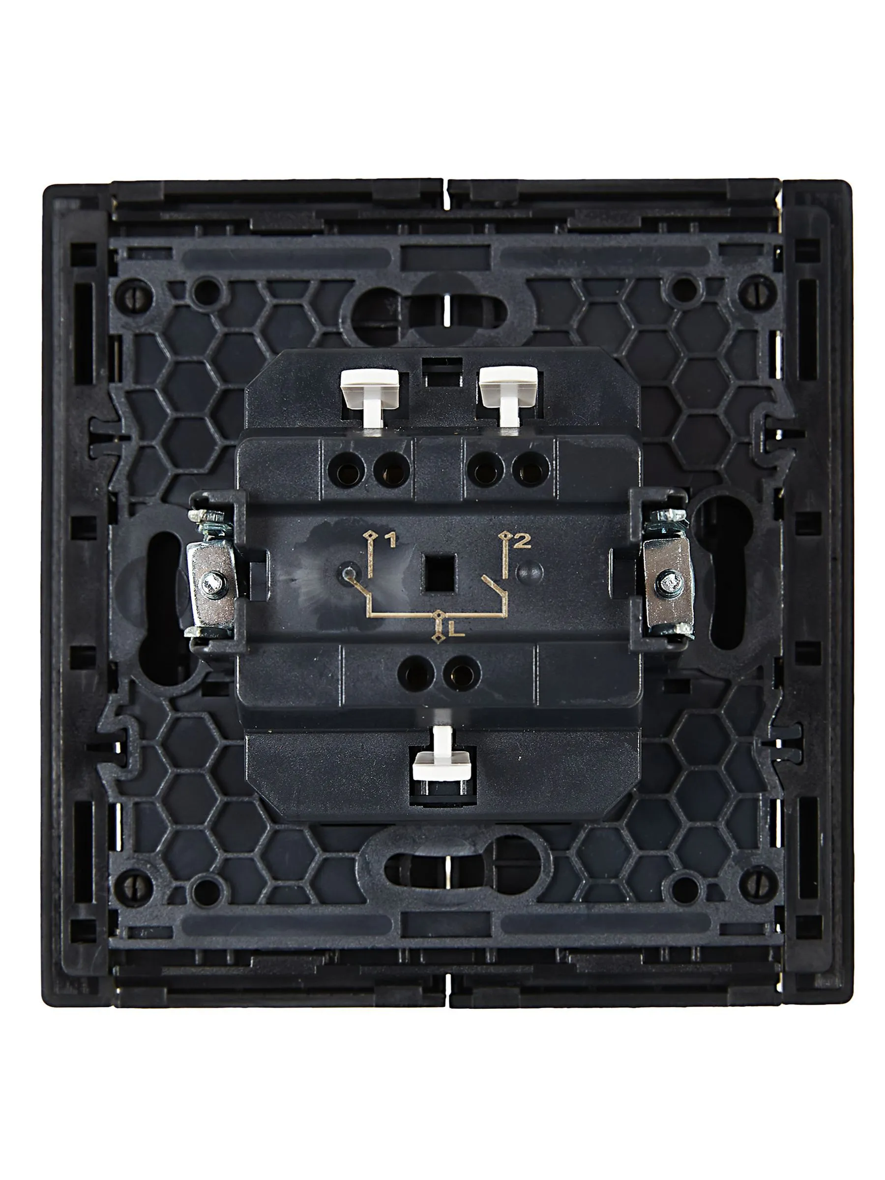 FORTE&PIANO Выключатель 2-клавишный 10А FP105 черный IEK - Фото 6