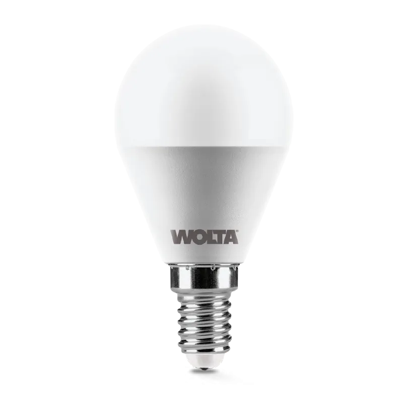 Лампа светодиодная "Шар G45" 10Вт 800лм 3000К Е14 (50шт/уп) WOLTA - Фото 2