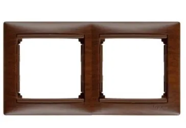 VALENA DIY Рамка 2-местная дерево тонированное 694363