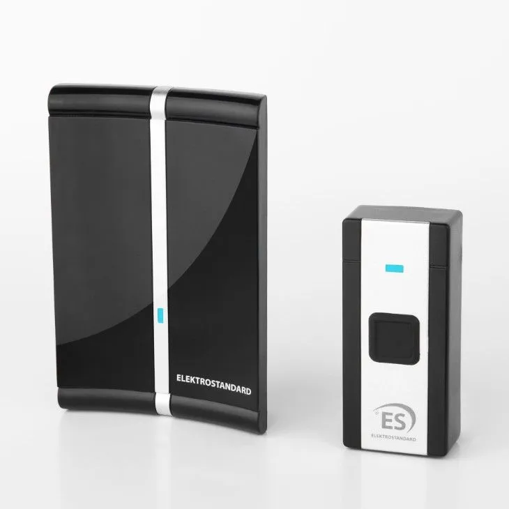 Звонок беспроводной 36M IP44 DBQ20M WL черный Elektrostandard a044640