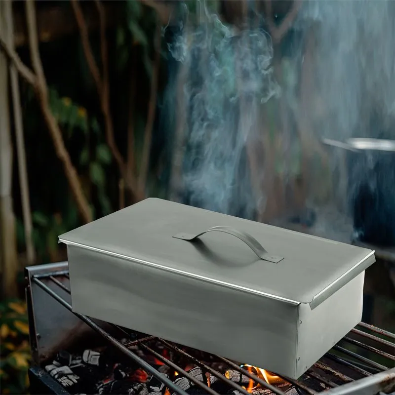 Коптильня Гурман-1 350х250х100мм, одноуровневая, в гофрокартонной коробке СОКОЛ - Фото 2