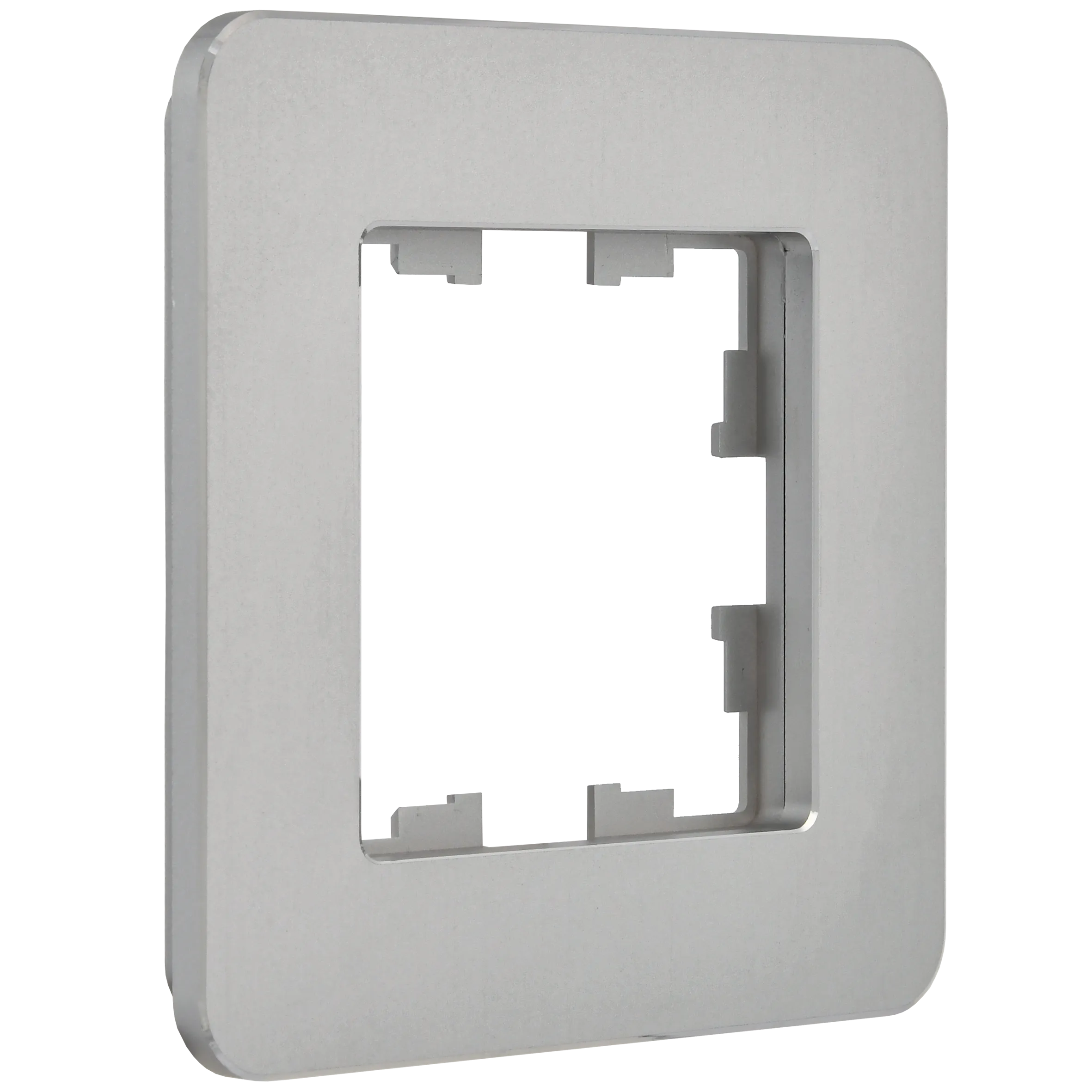 BRITE Рамка 1-местная РУ-1-1-Бр металл алюминий RE IEK - Фото 6