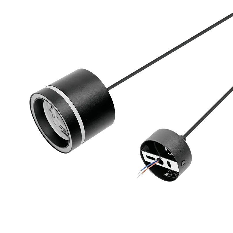 Подвесной cветильник WOLTA WSL-GX53/P06BL IP20 под лампу GX53 Чёрный LUCE D83x60 1/30 - Фото 5