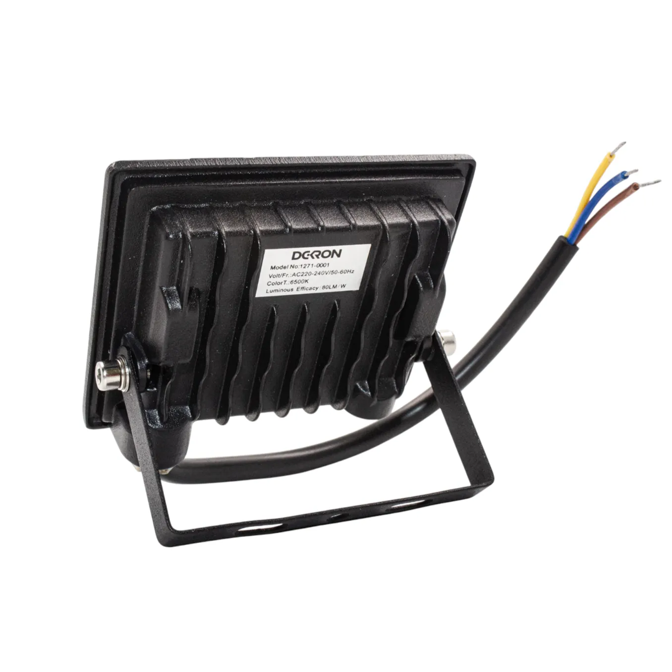 Прожектор светодиодный 10Вт, 800лм, 6500K, черный, IP65  - Фото 12