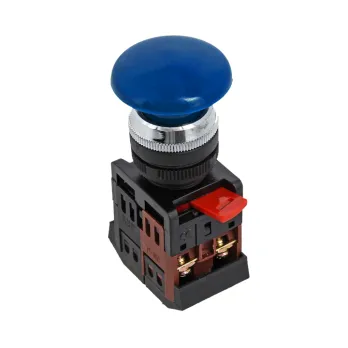 Кнопка AEA-22 синяя NO+NC Грибок EKF