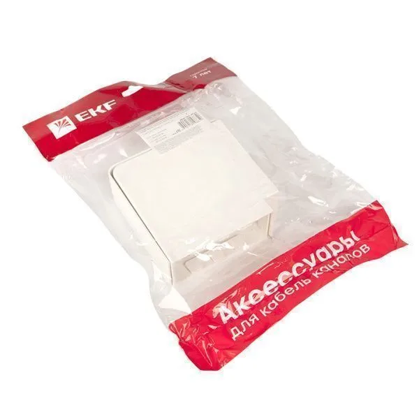 Поворот 90 гр. (100х40) (2 шт) белый EKF-Plast - Фото 2