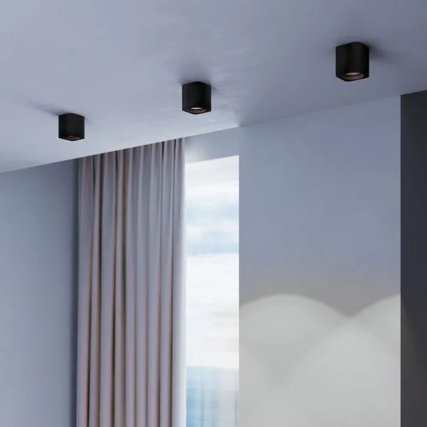 Светильник потолочный светодиодный Matrix 9W 4000К черный 25051/LED Elektrostandard - Фото 2