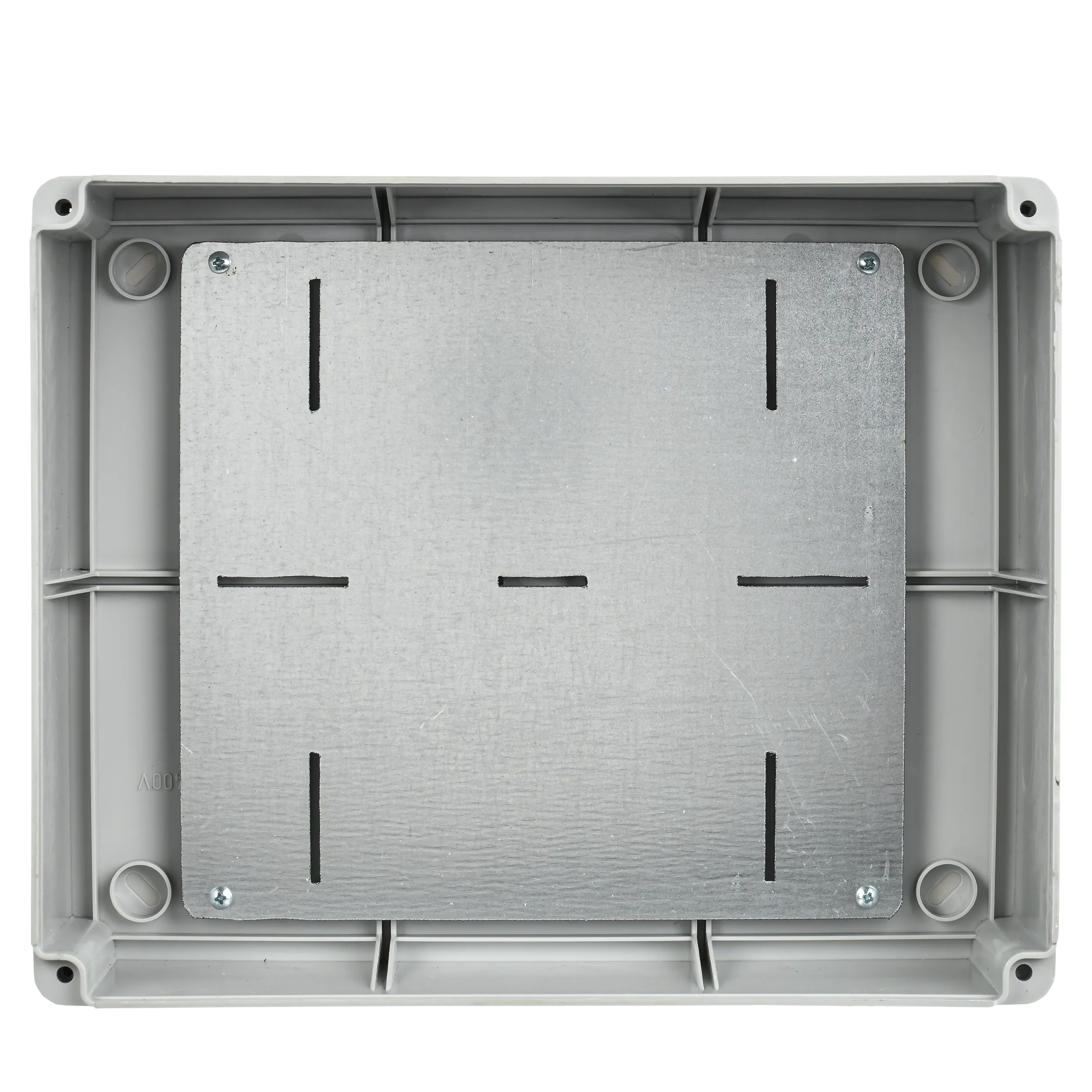 Коробка распаячная КМ41342 для открытой проводки безгалогенная (HF) 240х195х90мм с монтажной платой IP55 5 вводов серая IEK - Фото 5
