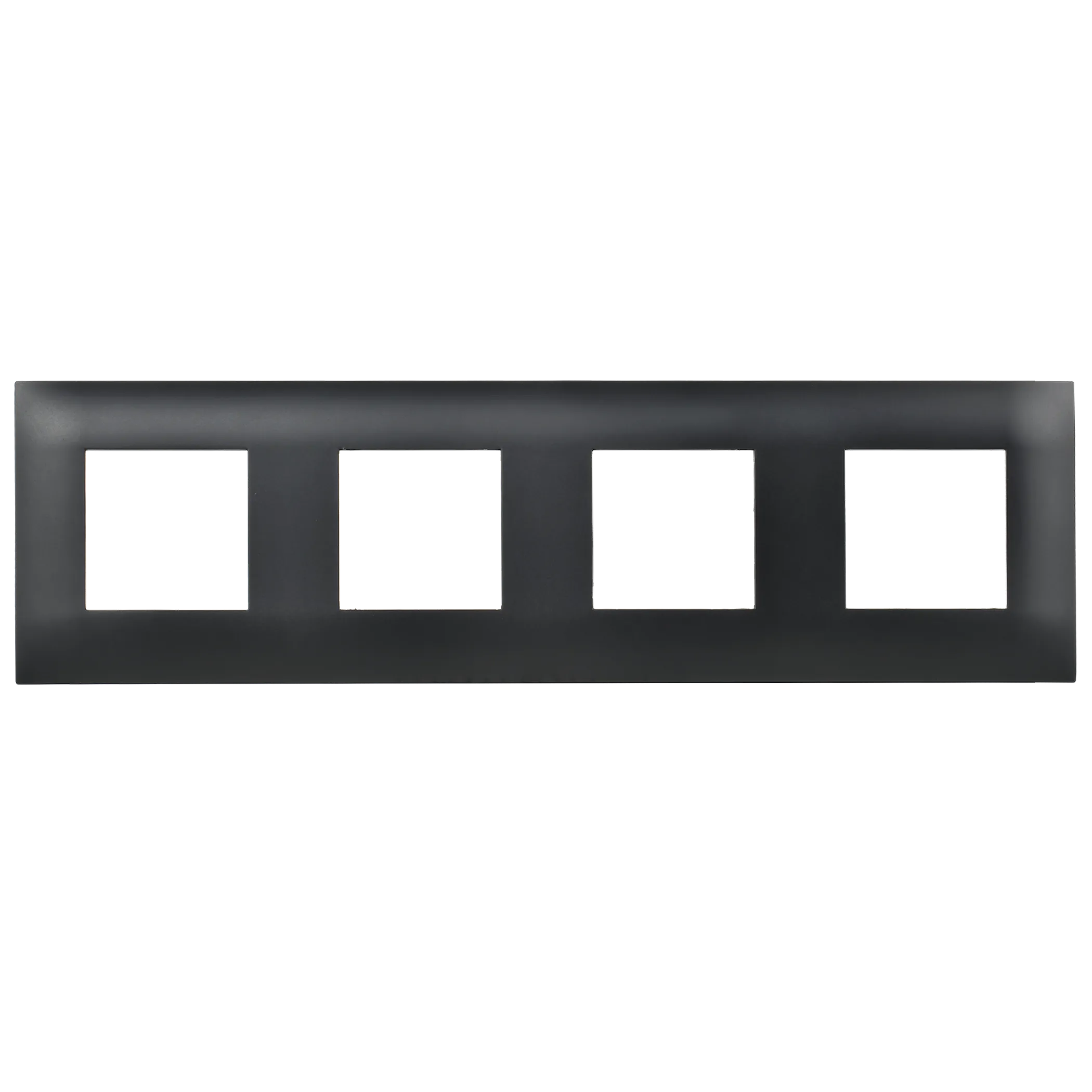 SKANDY Рамка 4-местная SK-F04Bl черный IEK - Фото 6