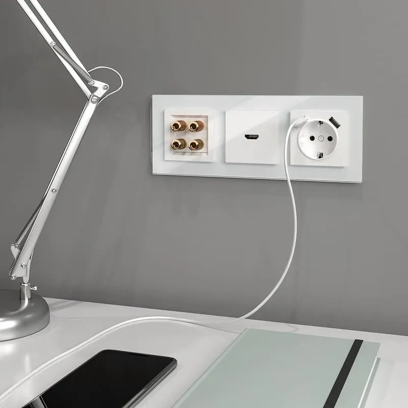 Розетка HDMI (белый) Werkel - Фото 6