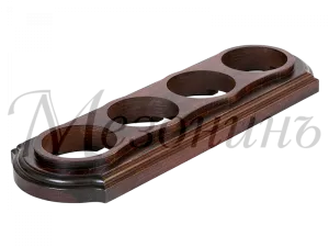 Рамка  четырехместная "Элегант" , цвет - красное дерево, ТМ "МезонинЪ" GE70704-27 GE70704-27