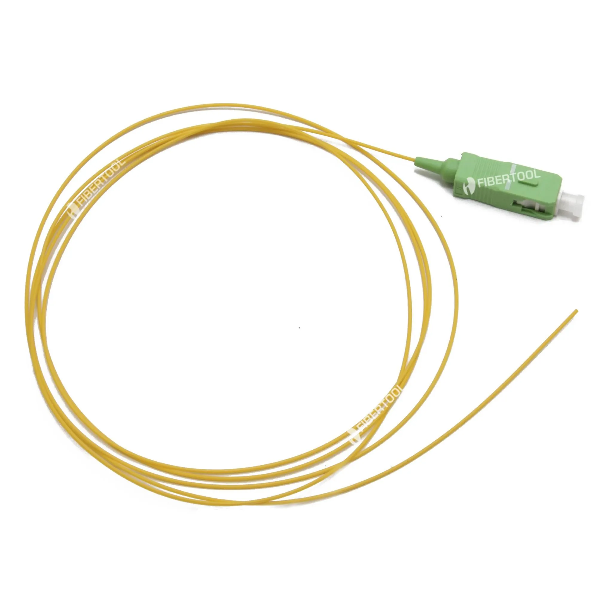 Адаптер оптический SC/APC SM 0,9мм, 1,5м, 9/125мкм G657, одномодовый