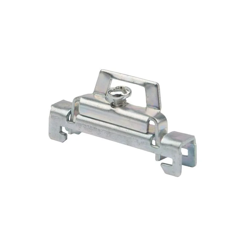 Ограничитель на DIN-рейку (металл) 1 винт (пакет 10 шт/уп) REXANT 12-2902-10