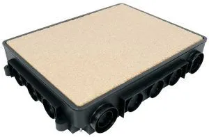 Коробка напольная под лючок C-Line 12 EKF cl-knl-12