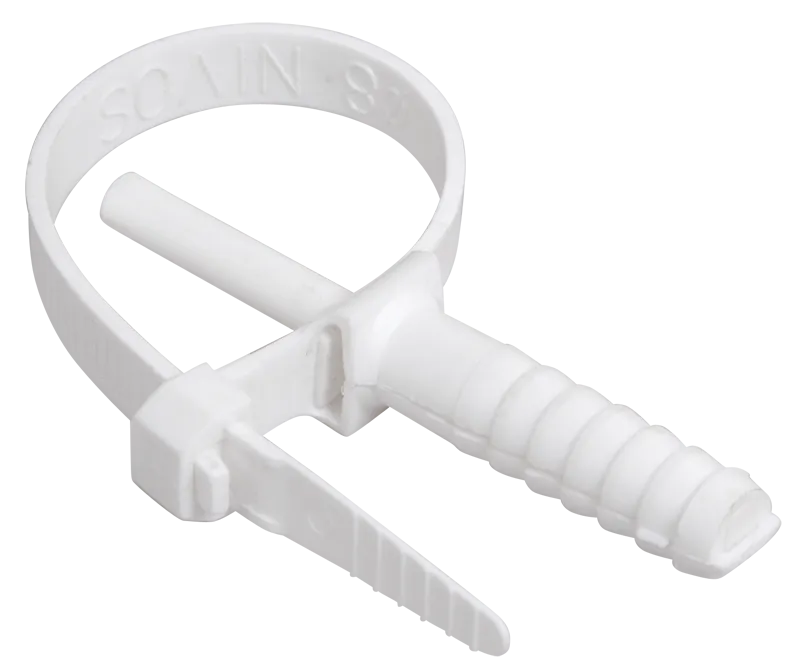 Хомут дюбельный ХД 7х150 бел (50шт/упак) IEK