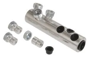 Алюминиевая механическая гильза со срывными болтами АМГ 25-95 IEK UZA-29-S25-S95-35