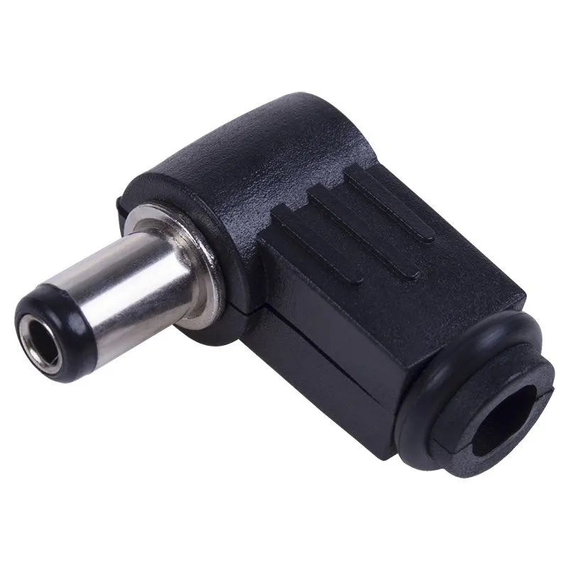 Разъем питания DC штекер 2,5х5,5мм угловой REXANT 14-0325