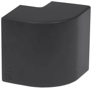 ELECOR Угол внешний КМН 20х10 черный (4шт/компл) IEK EL-KK10D-N-020-010-K02