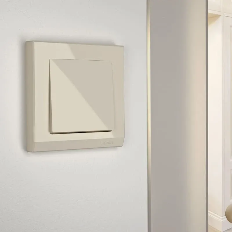 Рамка на 1 пост Stark (слоновая кость) Werkel - Фото 2