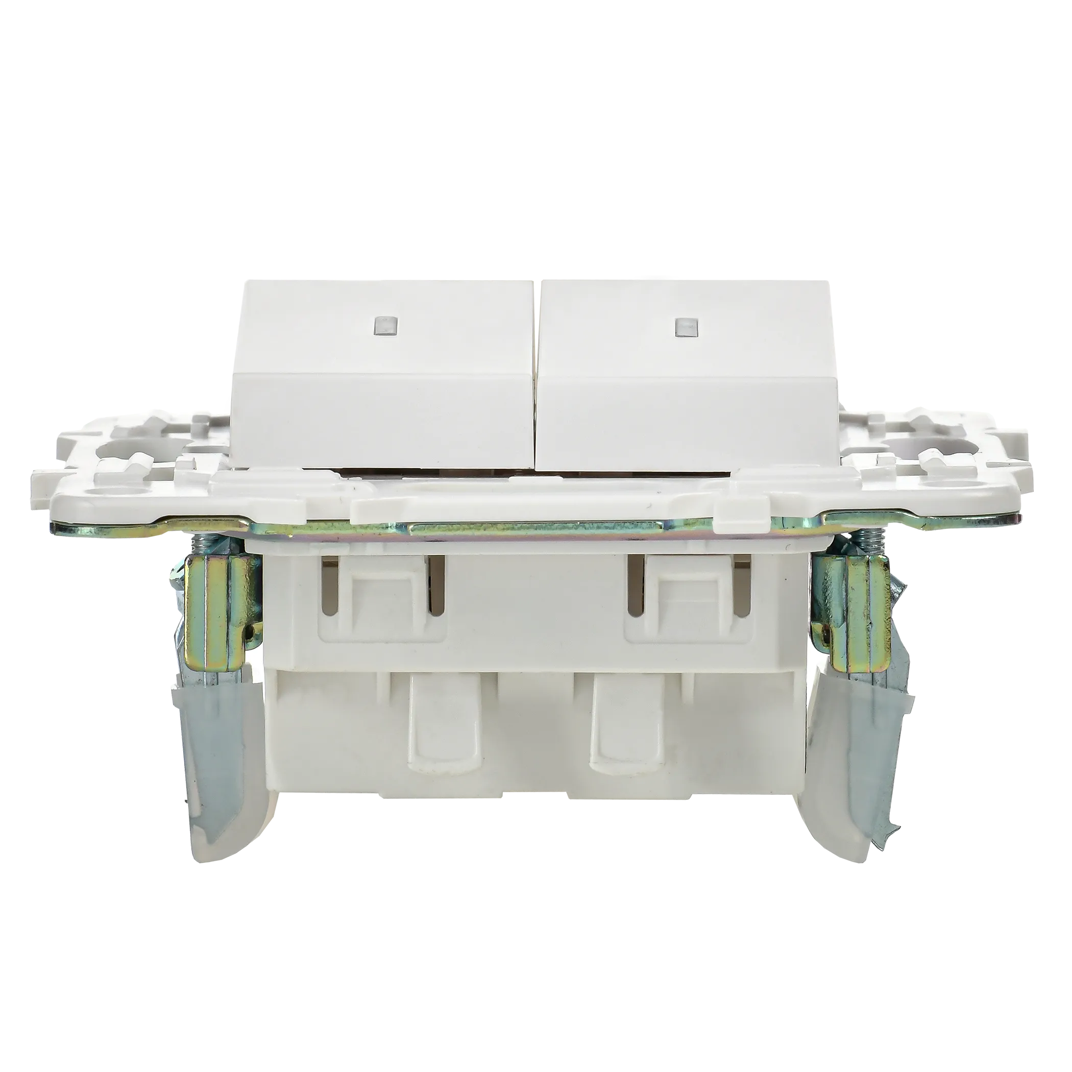 SKANDY Выключатель 2-клавишный с индикацией 10А SK-V09W арктический белый IEK - Фото 7