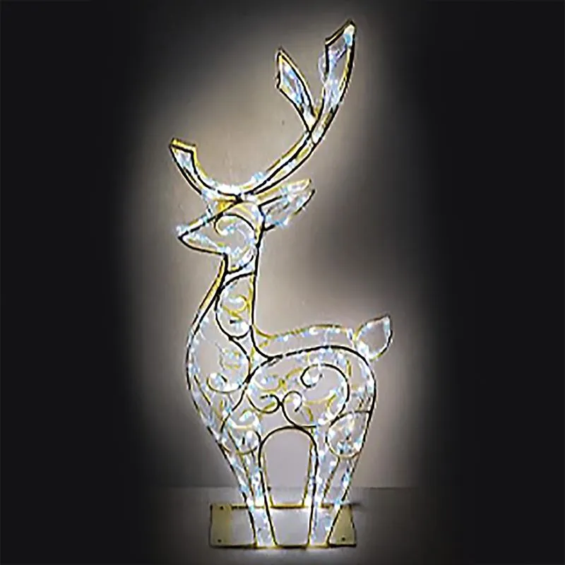 Декоративная 3D Олень сказочный 100 см