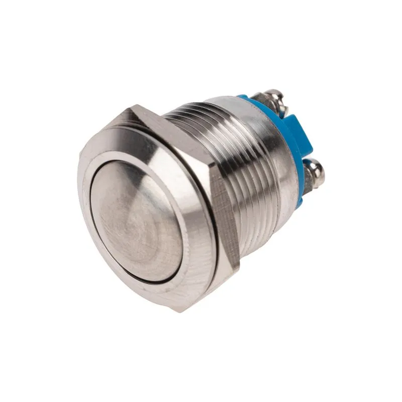 Кнопка антивандальная Ø19 Б/Фикс (2с винт) OFF-(ON) сфера (PBS-28В, A19-A2) REXANT 36-3410