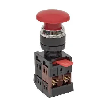 Кнопка AEA-22 красная NO+NC Грибок EKF