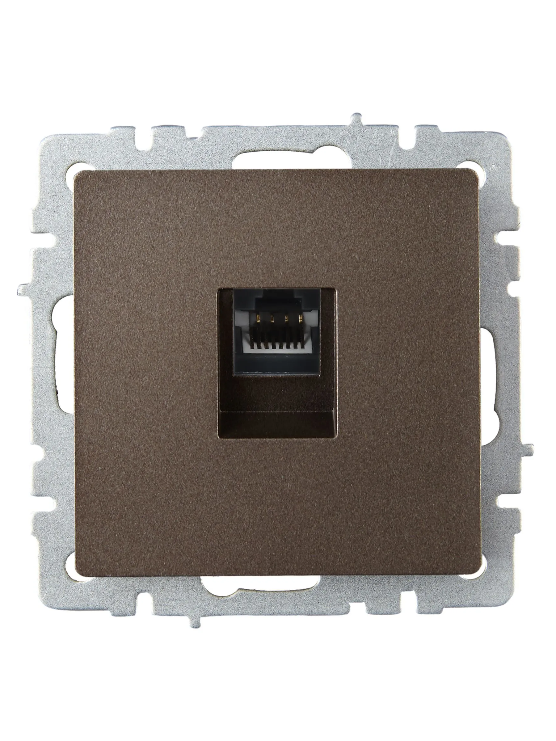 BRITE Розетка компьютерная RJ45 кат.6 РК11-БрТБ темная бронза IEK - Фото 7