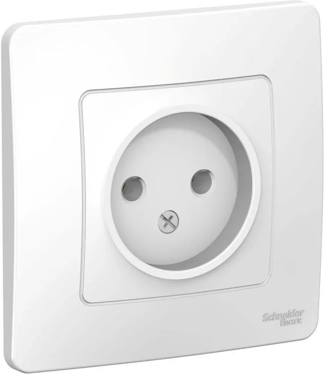 Розетка 1-м СП Blanca 16А IP20 250В без заземл. без защ. шторок бел. SE BLNRS000011 - Фото 2