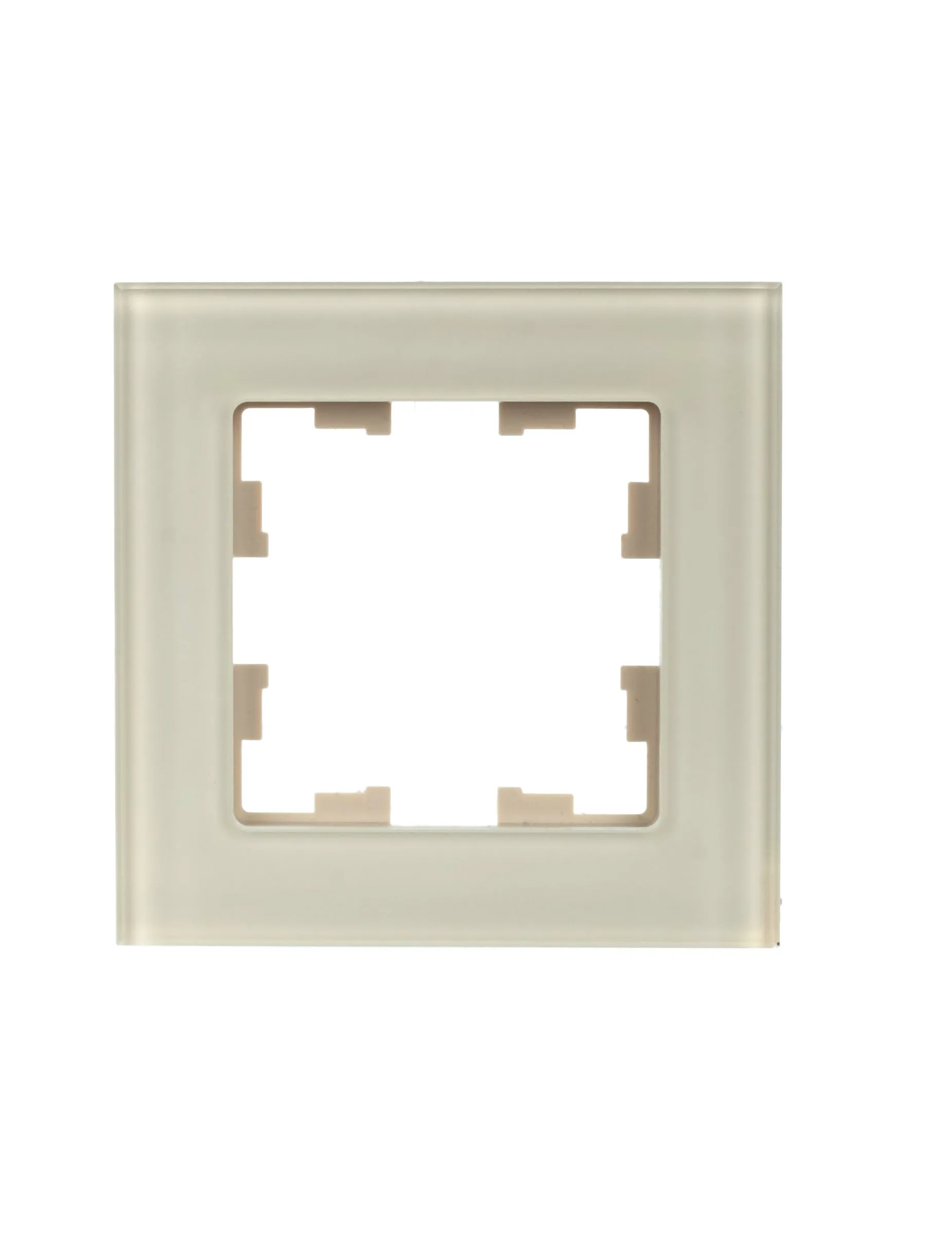 BRITE Рамка 1 -местная РУ-1-2-БрВа стекло ванильный IEK - Фото 9