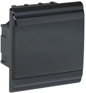PRIME Корпус пластиковый ЩРВ-П-6 модулей встраиваемый черный IP41 IEK MKP13-V-01-06-41-K02