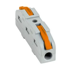 Строительно-монтажная клемма СМК 222-421 проходная 1 полюс 0,08-4 мм2 EKF plc-smk-421