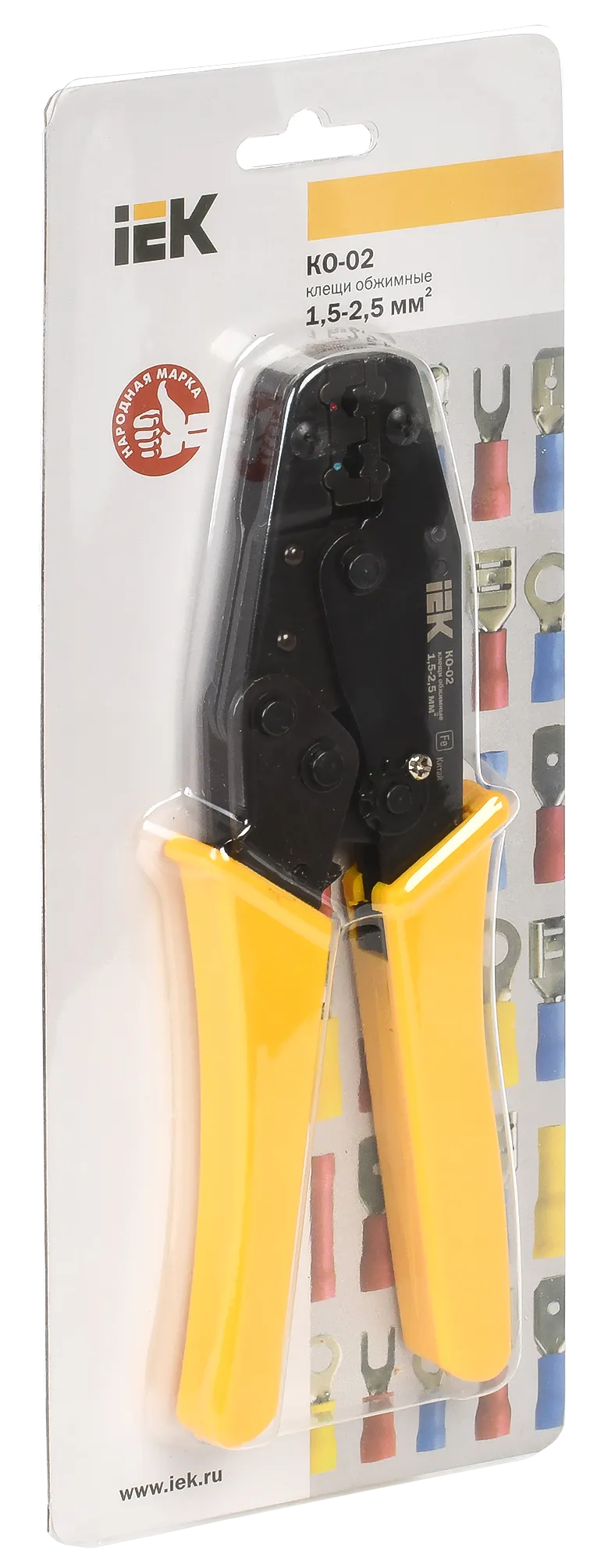 Клещи обжимные КО-02 1,5-2,5мм2 IEK - Фото 2