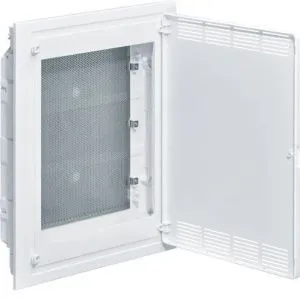 Щит cкрытой установки  Multimedia (507х426х72), IP-40 // Hager - Golf (Белая дверь с перфорацией) VF318PZF